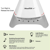 120ml Cool Mist Humidifier Ultrasonic Aroma Essential Oil Diffuser Health & Wellness - Tophatter Daily Deals