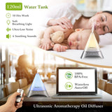 120ml Cool Mist Humidifier Ultrasonic Aroma Essential Oil Diffuser Health & Wellness - Tophatter Daily Deals