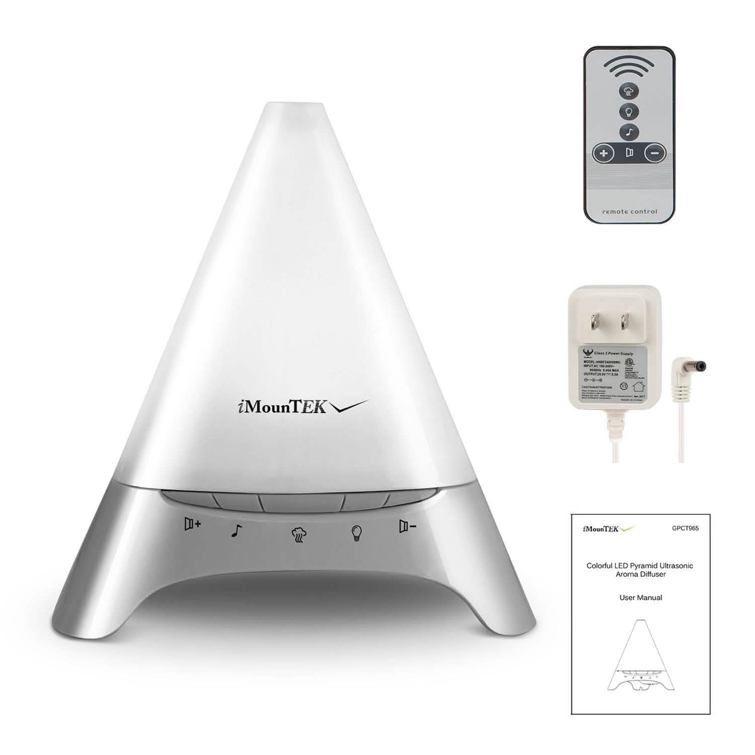 120ml Cool Mist Humidifier Ultrasonic Aroma Essential Oil Diffuser Health & Wellness - Tophatter Daily Deals