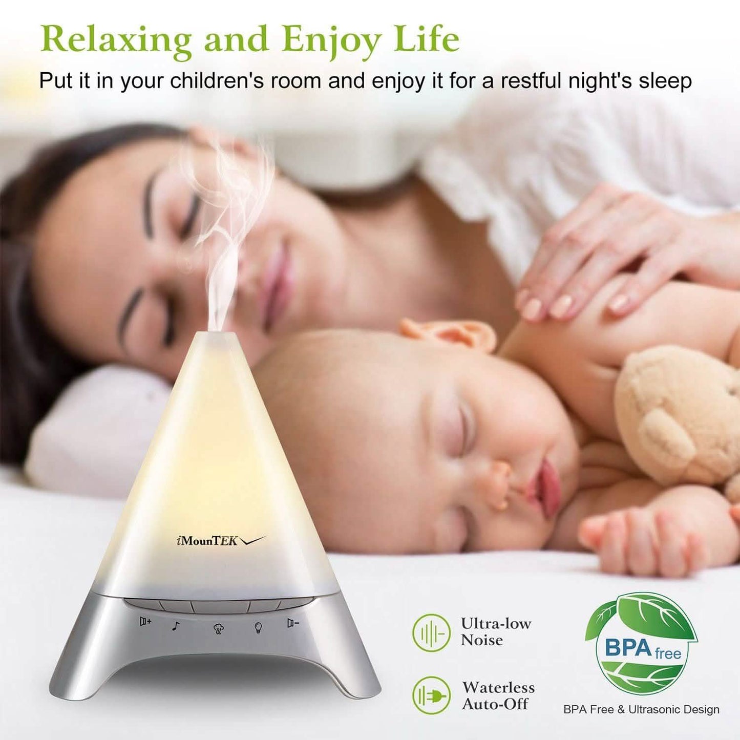 120ml Cool Mist Humidifier Ultrasonic Aroma Essential Oil Diffuser Health & Wellness - Tophatter Daily Deals