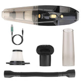 120W 8000PA Handheld Cordless Car Vacuum Cleaner with Accessory kit Automotive - Tophatter Daily Deals