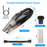 120W 8000PA Handheld Cordless Car Vacuum Cleaner with Accessory kit Automotive - Tophatter Daily Deals