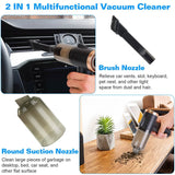120W 9000PA Cordless Handheld Car Vacuum Cleaner with Searchlight Automotive - Tophatter Daily Deals