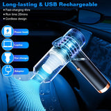 120W 9000PA Cordless Handheld Car Vacuum Cleaner with Searchlight Automotive - Tophatter Daily Deals