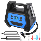 120W Max Power Portable Tire Pump with Digital Display LED Light Automotive - Tophatter Daily Deals
