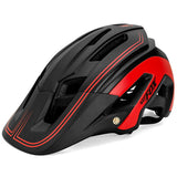 Bicycle Mountain Bike Riding Skateboard Helmet Black Red 0 - Tophatter Daily Deals
