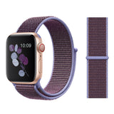 42 44mm Nylon Velcro Loopback Sports Watch Purple 0 - Tophatter Daily Deals