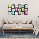 12/18 Picture Frames Collage for Photos in 4" x 6" Glass Protection Furniture & Decor - Tophatter Daily Deals