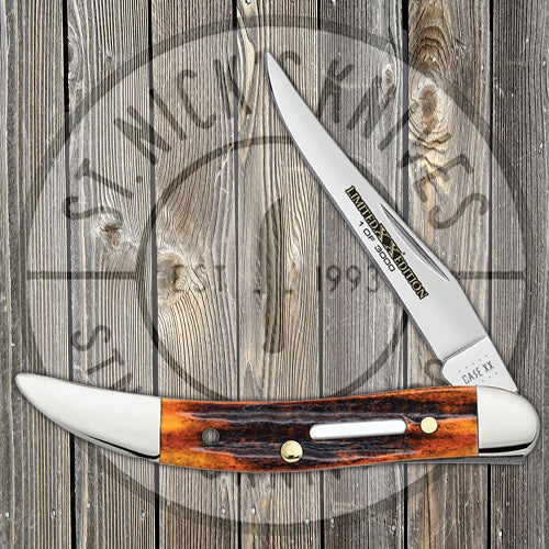 Case Small Texas Toothpick - Limited Edition XXXVI - Second Cut Autumn Bone - 12183 Traditional Knives - Tophatter Daily Deals
