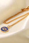 Cubic Zirconia Evil Eye Pendant Chunky Chain Necklace Necklaces - Tophatter Daily Deals