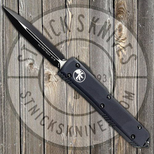 Microtech Ultratech Tactical - D/E OTF - Automatic - Black Blade - 122-1T Automatic Knives - Tophatter Daily Deals