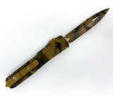 Microtech Ultratech - Signature Series - Plain/Serrated D/E Blade - Coyote Camo - 122-3CCS Automatic Knives - Tophatter Daily Deals