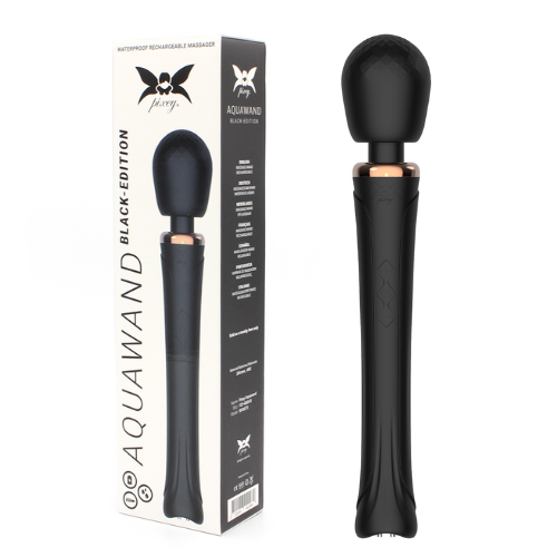 Pixey Aquawand Black Edition – Silent Powerful Massage Wand > Sex Toys > Massage Wands - Tophatter Daily Deals