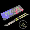 Best Quality Game Butterfly Knife IRL Game Balisong For Collection RGX Knife Alloy Version - Tophatter Daily Deals