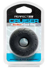 Cruiser Ring 2.5in SilaSkin Black > Cock Ring > Single - Tophatter Daily Deals