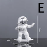 Astronaut Spaceman Decoration TV Cabinet Wine Cabinet Book E Silver 0 - Tophatter Daily Deals