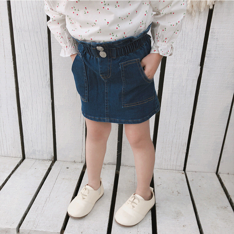 Bud waist denim skirt 0 - Tophatter Daily Deals