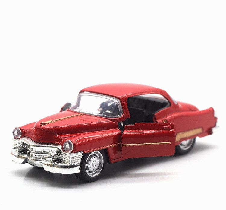 Alloy car model Sound and light car toy Red 0 - Tophatter Daily Deals