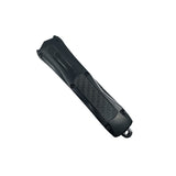 Carbon Fiber Automatic OTF Knife w/ Belt Clip Knife - Tophatter Daily Deals