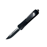Carbon Fiber Automatic OTF Knife w/ Belt Clip Knife - Tophatter Daily Deals