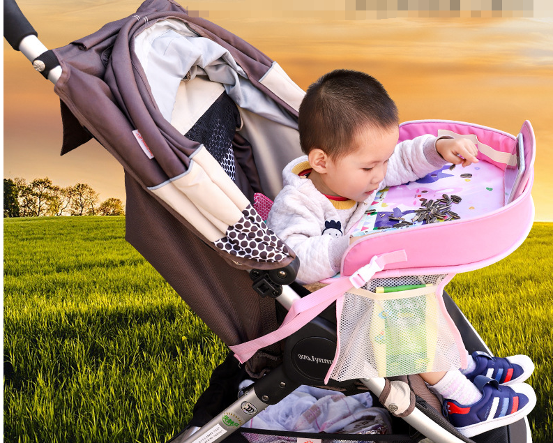 Baby car seat tray table 0 - Tophatter Daily Deals