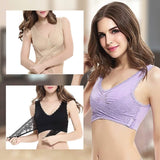 3-Pack: Floral Lace-Paneled Modesty Bras Women's Lingerie - Tophatter Daily Deals