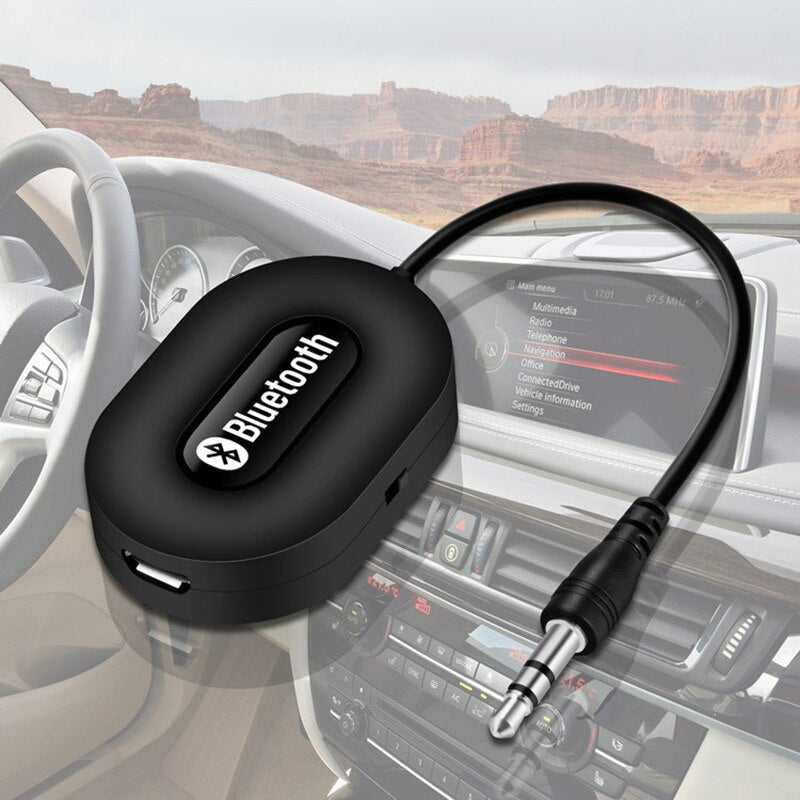 3.0 Bluetooth Music Receiver Vehicle Bluetooth Receiver Wireless Bluetooth Bluetooth Adapter B5 0 - Tophatter Daily Deals