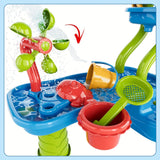 4-Tier Kids Water and Sand Activity Table Pool Toys & Inflatables - Tophatter Daily Deals