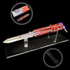 Best Quality Game Butterfly Knife IRL Game Balisong For Collection Octane Heirloom Recolor & Stand - Tophatter Daily Deals