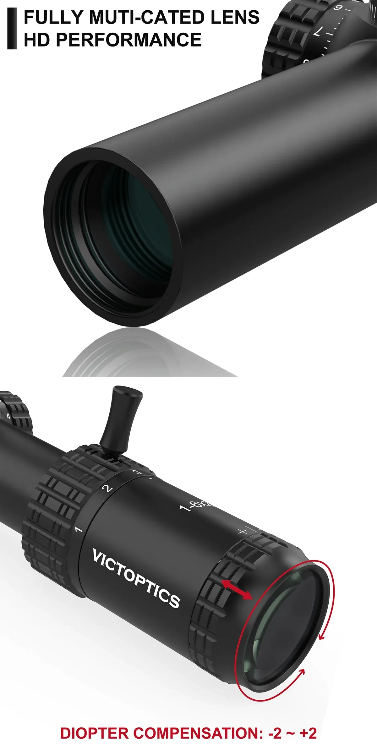 VECTOR OPTICS - S6 RIFLE SCOPE 1-6X24 SFP LPVO - Tophatter's Army Deals OPTICS & SCOPES - Tophatter Daily Deals