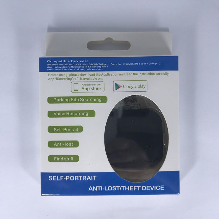 Bluetooth Anti-lost Device Square Bluetooth Detector Black 0 - Tophatter Daily Deals