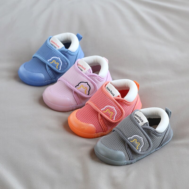 Breathable Mesh Baby Walking Shoes with Soft Soles 0 - Tophatter Daily Deals