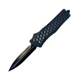 3.5" Double Action OTF Knife With Dagger Blade - Tophatter Daily Deals