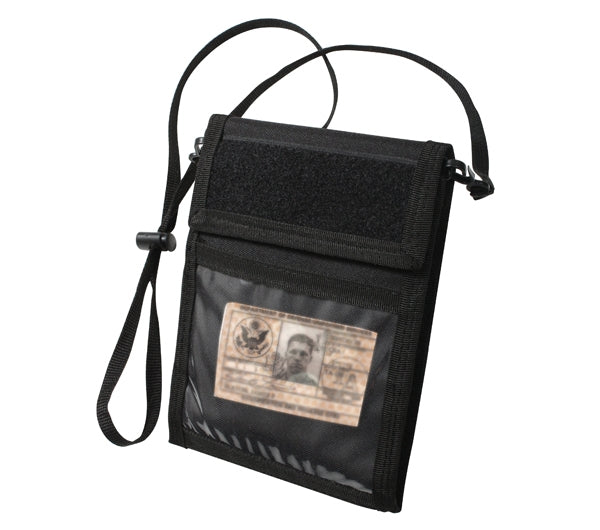 Rothco Deluxe ID Holder BLACK - Tophatter Daily Deals