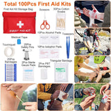 125-Pieces: Emergency Survival Gear Tactical for Outdoor Adventure Outdoor Recreation - Tophatter Daily Deals