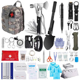 125-Pieces: Emergency Survival Gear Tactical for Outdoor Adventure Outdoor Recreation - Tophatter Daily Deals