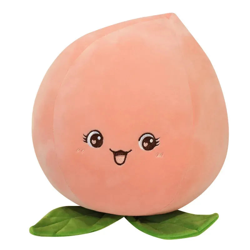 Cute Peach Fruit Pillow Stuffed Plush Toy Humidifier - Tophatter Daily Deals