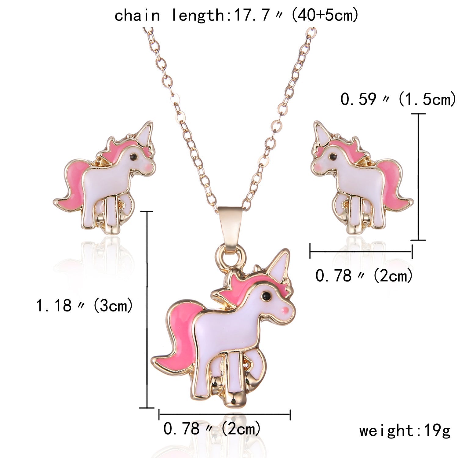 Alloy pony jewelry set 0 - Tophatter Daily Deals