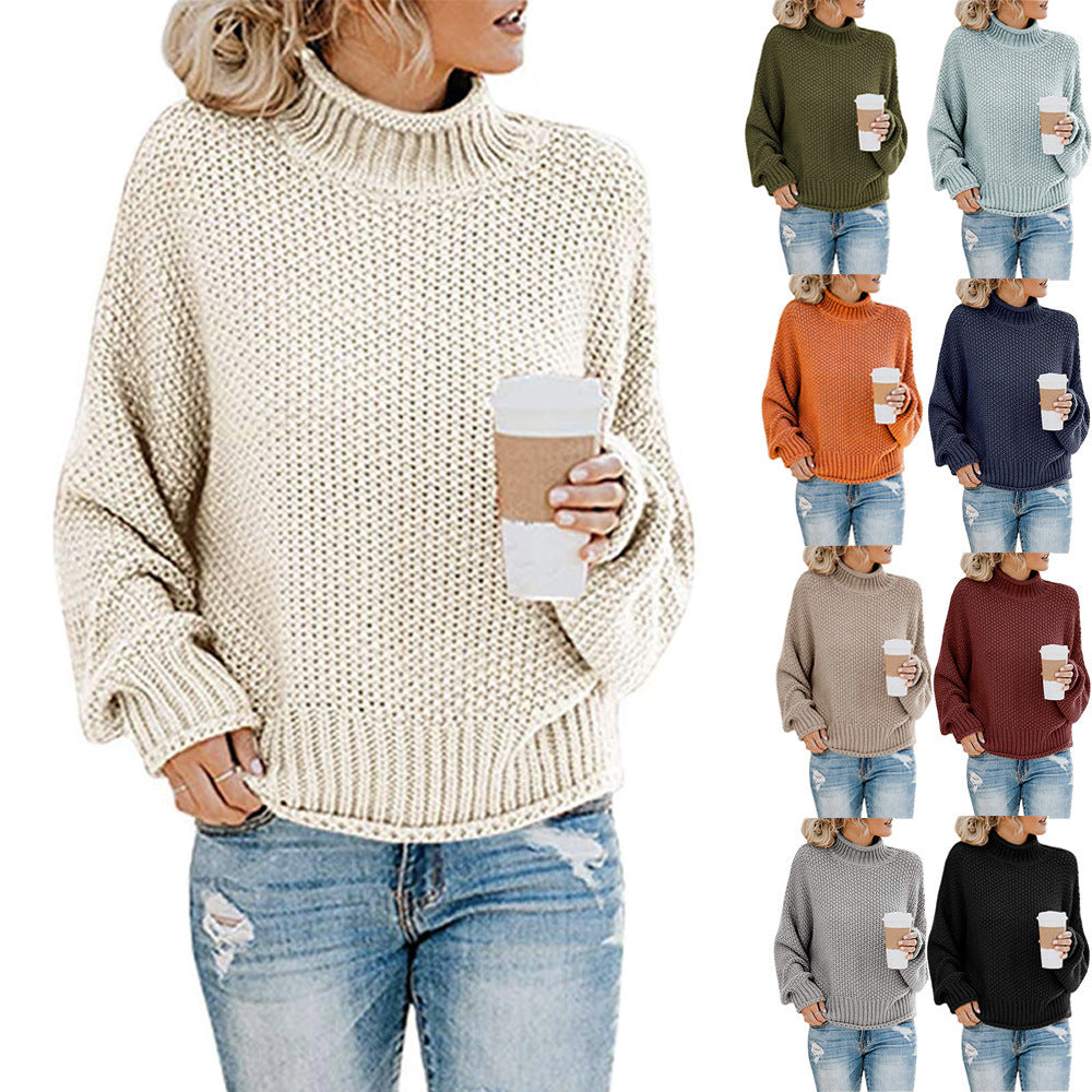 Warm Women's Pullover Sweater - Turtleneck Knit, Winter 3D Changing Face Moving Picture Frame - Tophatter Daily Deals