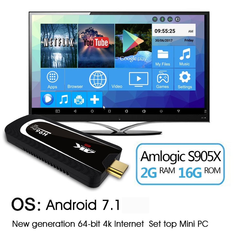 Android 7.1 TV player Mini Pc 0 - Tophatter Daily Deals