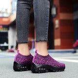 Air cushion sports shoes middle-aged mother shoes 0 - Tophatter Daily Deals