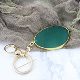 Agate Stone Wedding Brand Custom Pendant Green 7 - Tophatter Daily Deals