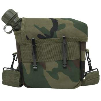 Rothco G.I. Type 2 QT. Bladder Canteen Cover CAMO - Tophatter Daily Deals