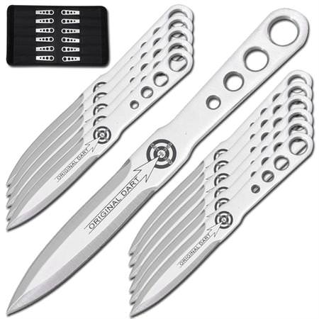 Original Dart Target Throwing Knife Set - TOPHATTER'S ARMORY DEALS Collectible Weapons - Tophatter Daily Deals