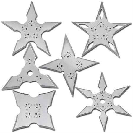 Assassin Creed 6 Pack Throwing Star Set With Pouch - Tophatter Daily Deals