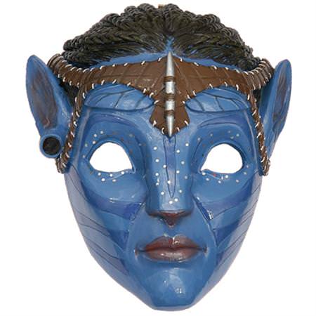Pandora Blue Tribal Mask Neytiri Collectible Weapons - Tophatter Daily Deals