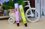 3D print pen 3D pen two generation graffiti 3D stereoscopic paintbrush children puzzle painting toys 0 - Tophatter Daily Deals
