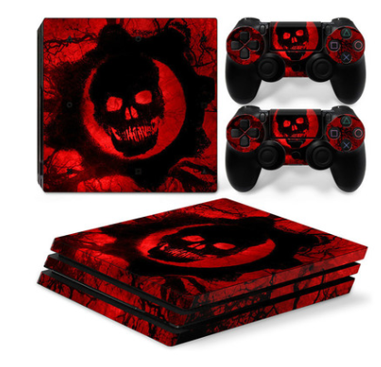 0131-0155 PS4 Pro game machine host Sticker Anti scraping geometric pattern sticker 14 3 12 0 - Tophatter Daily Deals