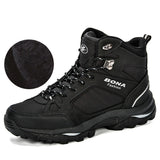 BONA winter warm men's shoes casual sports shoes Carbon grey 0 - Tophatter Daily Deals