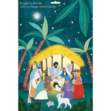 Away in a Manger Christmas Advent Calendar | Religious Nativity Advent Calendar Advent Calendar - Tophatter Daily Deals